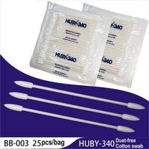 광접속기 10 봉지 많은 광섬유 커넥터 어댑터 클리너 HUBY340 먼지가없는 면봉 닦아 스틱 BB012 BB013 송료 무료, 없음, BB003