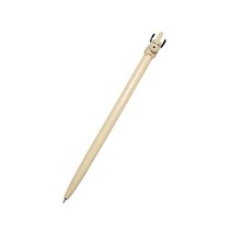 베이지- 0.7mm 검정색 볼펜 댕댕 강아지 판촉용, 베이지- 0.7mm 검정색 볼펜 댕댕 강아지 판