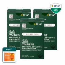 [멀티비타민 6일분 체험팩 증정] GC녹십자 건강한가 rTG오메가3 510mg 60캡슐 3개월분