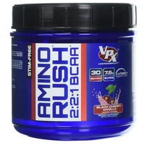 VPX 아미노 러쉬 BCAA 375g 체리 바닐라 맛 Amino Rush Black Cherry Vanilla 375 Gram, 1개, 1