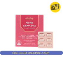 휴온스 메노락토 프로바이오틱스 30캡슐 x 1박스, 단품, 단품