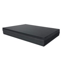 검은 동물 os 건축물 쟁반 pv 모델 채널 c발포 폼보드, T02-200x300x2밀리미터 블랙 고밀도