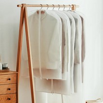 모던앳 반투명 의류 보관 커버 방수 방진 옷커버 덮개, 미디움