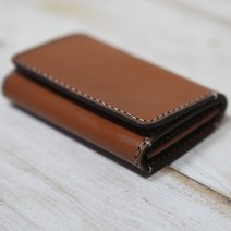 로스킨 미니지갑 반제품 DIY 수업용키트(소가죽) 가죽공예 DIY 패키지, 악어 네이비