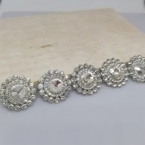 명품단추 장식단추 자개단추 고급단추 연예고수나무단추 너혼자산다 수선부자재 단추블라우스 빈티지원단 레이스원단 천 의류의 형 라인 꽃 버튼 도매 패션 럭셔리 큰 다이아몬드 장식, 은, 23mm 6개