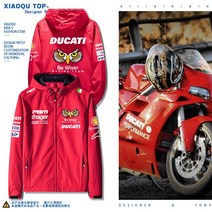 레이싱자켓 남자바람막이 후드자켓 DUCATI Ducati 후드 탑 BSB 올빼미 팀 유니폼 남성용 바이크 오토바이 라이딩 매니아 자켓