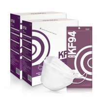 봄의나무 KF94 대형 화이트 마스크 개별포장 50매입 FDA CE 등록, 1매입, 50매