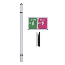 고감도 정전식 스타일러스 3 팁 터치 스크린 펜 드로잉 R9UA, 한개옵션1, 03 White