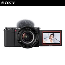 소니 공식대리점 미러리스 브이로그 카메라 ZV-E10L (SELP1650 렌즈킷) + SEL50F18 단렌즈 패키지, 블랙
