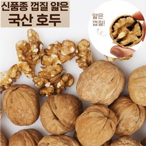 국산 안동 정월대보름 실속형 신품종 껍질이얇은 피호두 안깐호두 통호두 햇호두 호도 500g 1kg 서비스증정 예약상품, 1kg+100g서비스(10월초 발송)