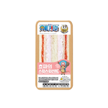 원피스 쵸파의 스윗스윗샌드 띠부씰스티커포함 샌드위치 109g, 9개