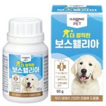 일동펫 강아지 더 정직한 보스웰리아 관절영양제 60g, 2개