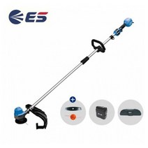 ES산업 충전예초기 BC54S 54V 6.0Ah 배터리 초경량 배낭형 BC54 충전 예취기 충전 논 밭 과수원 제초 BL모터 밧데리 1개 풀세트 2도날 장착 풀/잔가지 벌초기