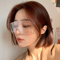 투명 고글 방역 ATV 서바이벌 보호 벌초 안경 예초기 안 면보호구 thsl21*2590275LK, 1개