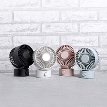 탁상용 선풍기 USB 미니 써큘레이터 저소음, 탁상선풍기_블랙