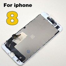 아이폰액정 본체 액정수리 LCD 공장 오리지널 Lcd 리퍼비시 아이폰 6s 7 8 플러스 Ecran 터치 X XR 디스플레이 11 스크린 트루톤 교체용 수리 부품 부품 예비 파츠, 8 original White
