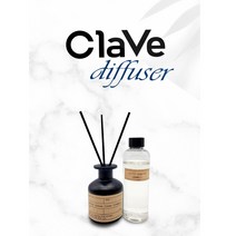 클라베 프레쉬 매트블랙 커스텀메이드 라벨 디퓨저(150ml)