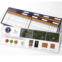 프리원 플라잉디스크골프 기록지(50매), 프리원 - 플라잉디스크골프 기록지[50매]