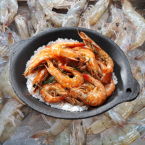 먹사부 태안 국산 흰다리 새우 활 생새우 구이용 냉동 새우 냉동 손질 깐새우 대하 생물 양식 냉장 일반 특대 서해안 1kg 2키로 3킬로, 선택3. 급냉 깐새우