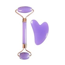 패들 킥판페이스 스파 마사지기 목 롤러 Gua Sha 스크레이퍼 보드 리프트, 12 Dark Purple