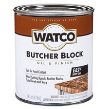 왓코 부처블락 오일 피니쉬 Watco 241758 Butcher Block Oil Finish