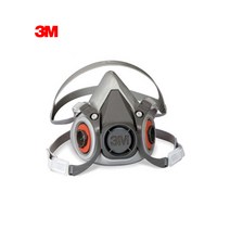 3M 6200 방독 방진 마스크 반면형면체 정화통 필터