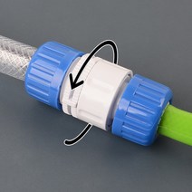 Coms 호스 커넥터 연장 / (물호스/고무호스/농업용호스/호스릴/호스연결/고압호스/코일호스/매직호스/물호수 추천), 1개