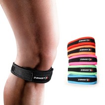 잠스트 군인 군대 무릎통증 슬개골 여름용무릎보호대 jk band 밴드, 블랙, 1개