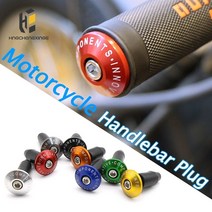 오토바이 핸들바 핸들 바이크 크로스바 멀티 바 엔드 무게 바 그립 캡 안티 진동 silder plug for yamaha kawasaki honda 먼지 자전거 부품, 빨간색