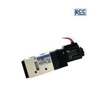 KCC 5포트 싱글(단동) 솔레노이드밸브 DIN 타입 KS320S-2D KS320S-3D, KS320S-3D DC24V