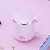 보온보냉병 보온보냉병 공장 직판 304스테인레스 물컵 뚜껑포함 2단 두꺼운화상방지 타입학생 보온텀블러 지원 logo, T02-북유럽핑크, C01-400ML(9cm)
