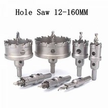 12-160mm TCT 코어 구멍 톱 드릴 비트, 18.5mm