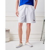 23SS 그레이 멜란지 면 밴딩숏팬츠 HZPA3B793G2
