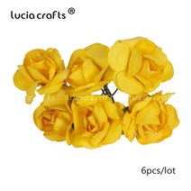 조화시장 화동바구니 브라이덜샤워 작은꽃다발 조화꽃다발 생화같은조화 인조갈대 믹스 노란색 꽃 체리 오시 베 열매 번들 크리스마스 웨딩 케이크 선물 상자 화환 장식, 스타일 25 옐로우