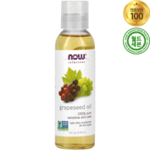 나우솔루션 그레이프 씨드 포도씨 오일 민감성 피부 118ml Grapeseed Oil, 4 fl oz, 1개