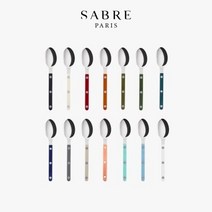 [SABRE] 사브르 비스트로 커트러리 샤이니 블랙 티스푼, 그린펀_5.티스푼