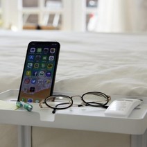 [큐소닉] 침대 매트리스 사이드테이블 스마트폰 태블릿거치 3가지 사이즈 구성 [M]