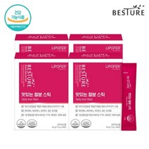 기타 베스처 맛있는 철분 스틱 4박스 x 30포 자두맛, 없음