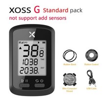 자전거 속도계 XOSS G 플러스 컴퓨터 무선 GPS 방수 블루투스 ANT 케이던스 사이클링 주행 거리계, G standard
