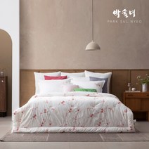 박술녀 순면 광목 침구 풀세트 (작품명 야생화) 이불+패드+베개커버 #빠른배송 #봄이불 #항균이불 #선물포장 #부모님선물