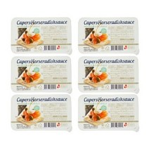 주비푸드 케이퍼 & 홀스래디쉬 소스, 6입, 60g