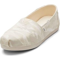 TOMS 여성용 알파르가타 재활용 슬립온 애쉬155078, 9.5, Egret 1