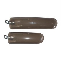 2Pcs 접이식 전면 후면 펜더 전기 자전거 용 자전거 전면 후면 사이클링 액세서리, 다중, 플라스틱, 반투명 14인치