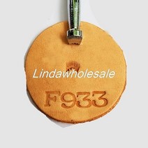 가죽 각인 스탬프 불도장 가죽 조각 프린트 도구 F934 스탬프, 04 F933, 1개