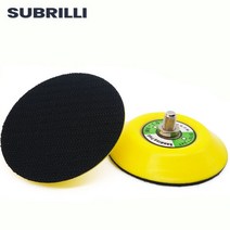 에어샌딩기 무선광택기 전동샌딩기 SUBRILLI 1/2/3 인치 샌딩 디스크 샌더 에어 폴리 셔 후크 & 백 플, 05 3inch 2pieces_02 5-16-24T