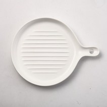 손잡이앞접시 그릇 캠핑 문복희 다이소 격자나눔접시 남대문그릇시장 야나칸 아이스크림 마블 카페 파스타 식당 인스타 치즈 스파케티, 4, 1개