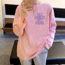 [봄신상/오버핏] 남여공용 FW 2023년 오버핏 프린팅 긴팔티셔츠 박스티 빅사이즈 루즈핏 긴팔티셔츠 LT-01