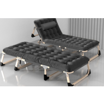 병원 접이식 침대 점심 시간 사무실 낮잠 유물 싱글 간단한 안락 의자 에스코트 및, 강화된 원형 튜브 + 피부 친화적인 면 패드