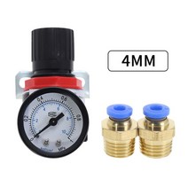 감압기 스레드 공압 공기 압축기 압력 조절기 감소 밸브 커넥터 피팅, ar2000 w pc4mm
