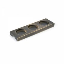 스타일모아 소스볼용 우드받침 양념종지용 3구 나무받침대, 사이즈_26.0x7.8x2.0cm_약160g